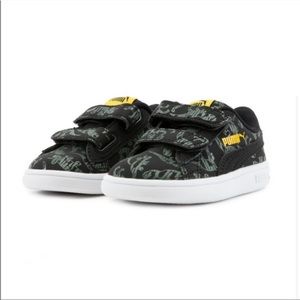 New PUMA Smash Dinosaur shoes with Velcro
